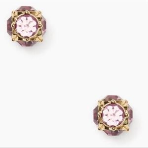 Kate Spade Lady Marmalade Light Pink Earrings NWT